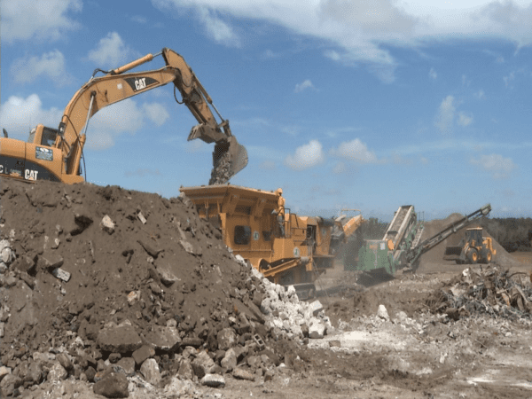 Rock Crushing in Greenville, NC - Recycling & Waste Management Company